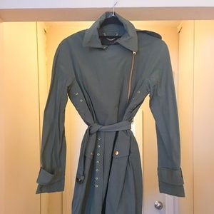 *NEW* J. Crew Military Green Trench Coat Size 2